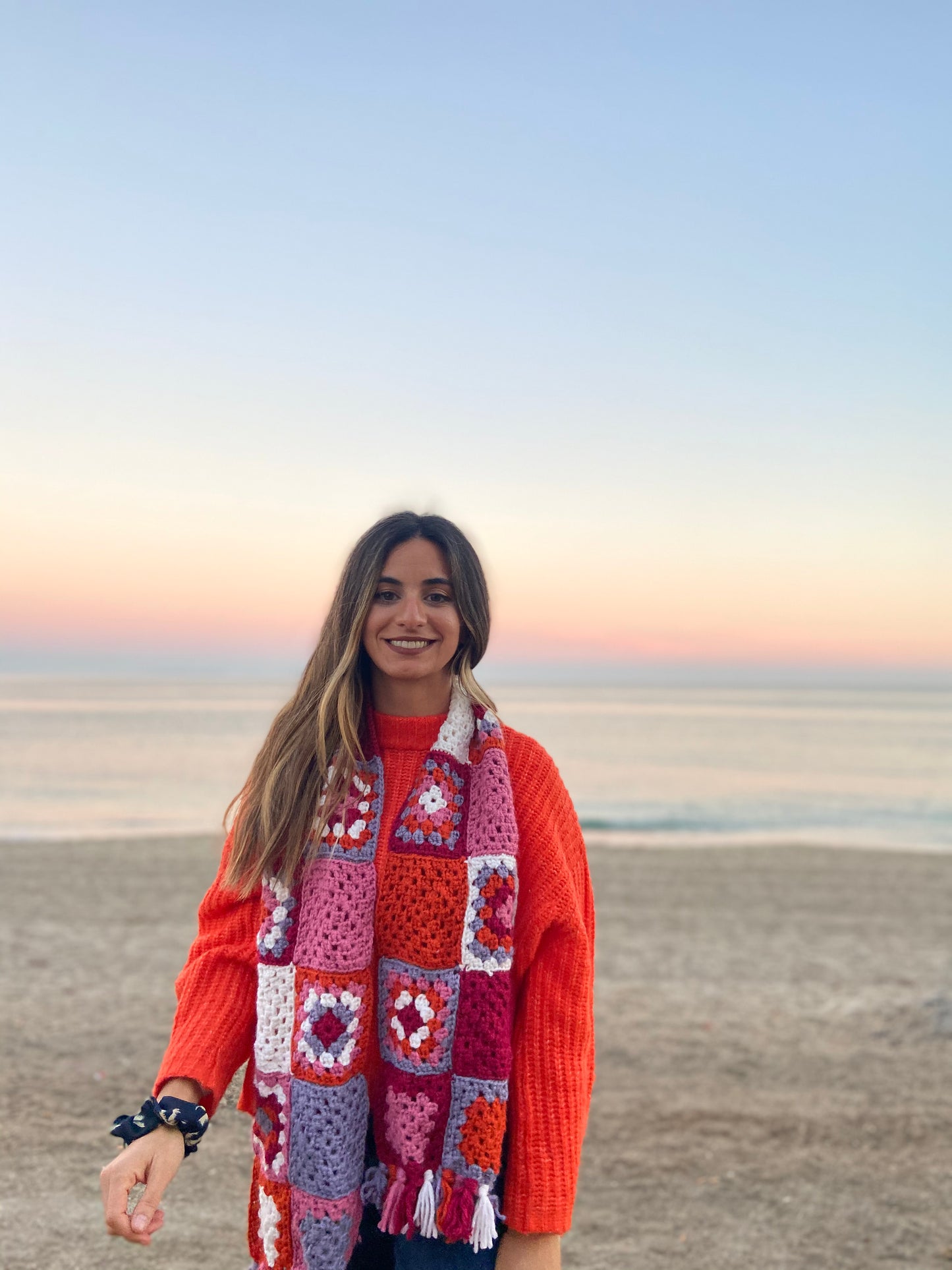 PDF Crochet Pattern | Cool Sunset Scarf