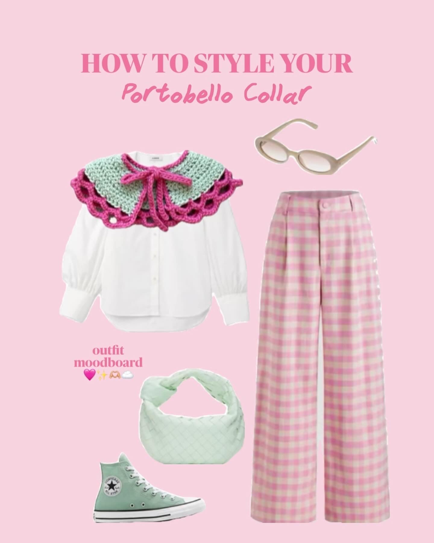 PDF Patrón Crochet | Portobello Cuello