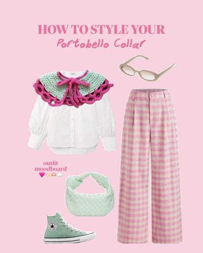 PDF Patrón Crochet | Portobello Cuello