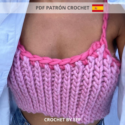 PDF Patrón Crochet | New Crush Top