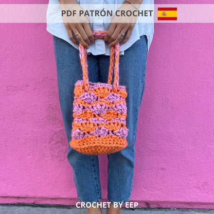 PDF Patrón Crochet | Day To Night Bolso