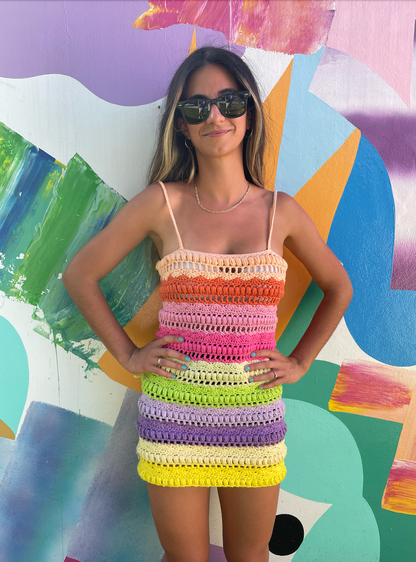 PDF Crochet Pattern | Under The Rainbow Dress