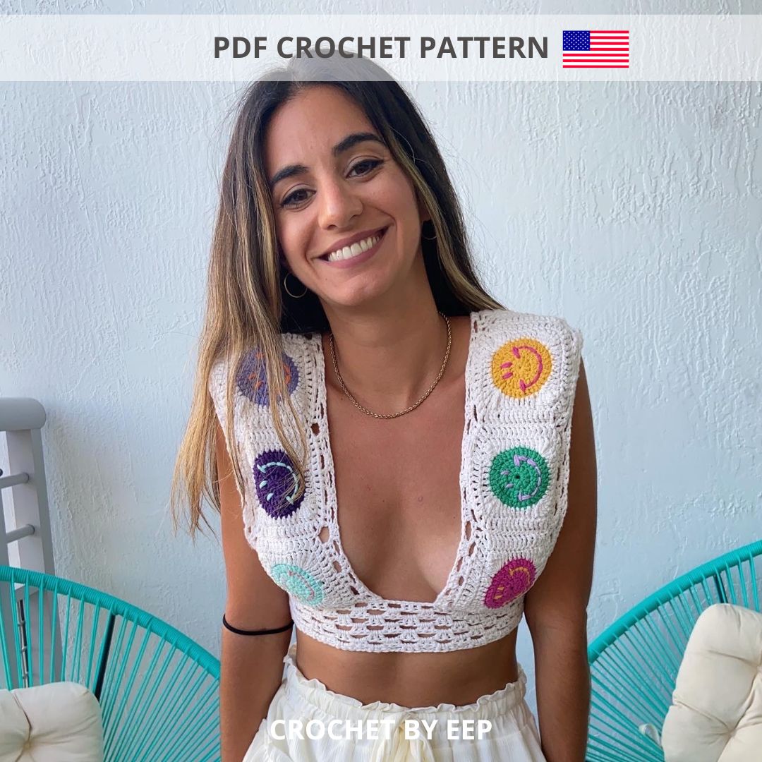 PDF Crochet Pattern | All Smiles Top