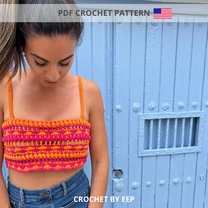 PDF Crochet Pattern | Life Is A Carnival Top