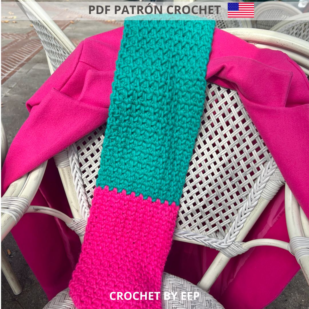 PDF Crochet Pattern | Super Chunky Scarf