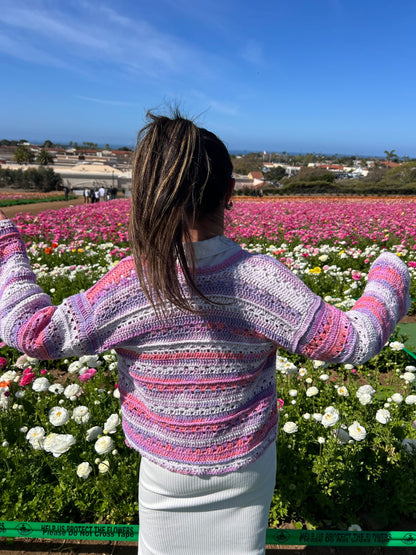 PDF Crochet Pattern | Bougainvillea Cardigan