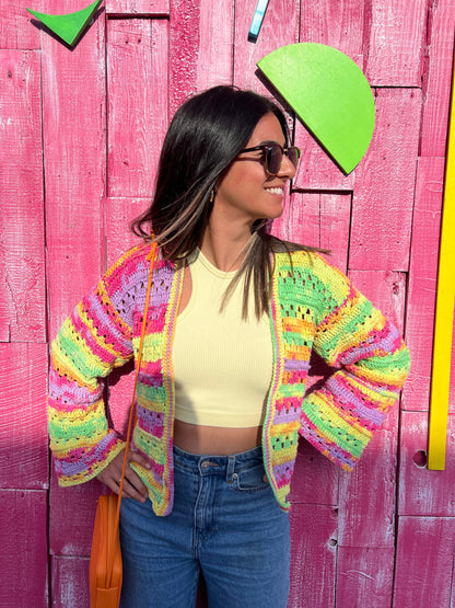 PDF Patrón Crochet | Bougainvillea Cardigan