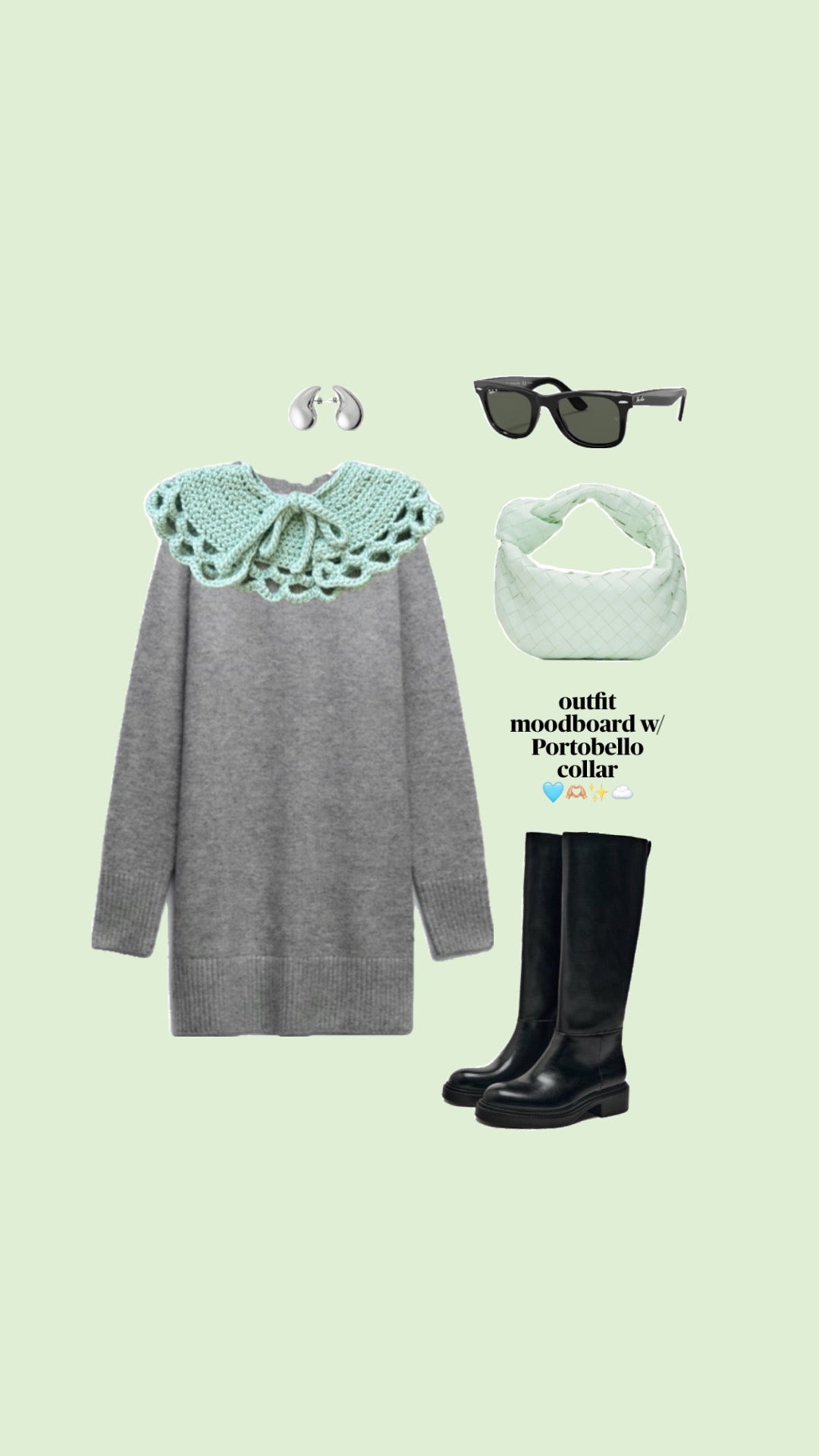 PDF Patrón Crochet | Portobello Cuello