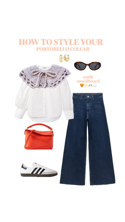 PDF Patrón Crochet | Portobello Cuello