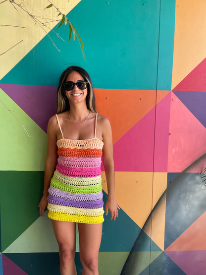 PDF Crochet Pattern | Under The Rainbow Dress