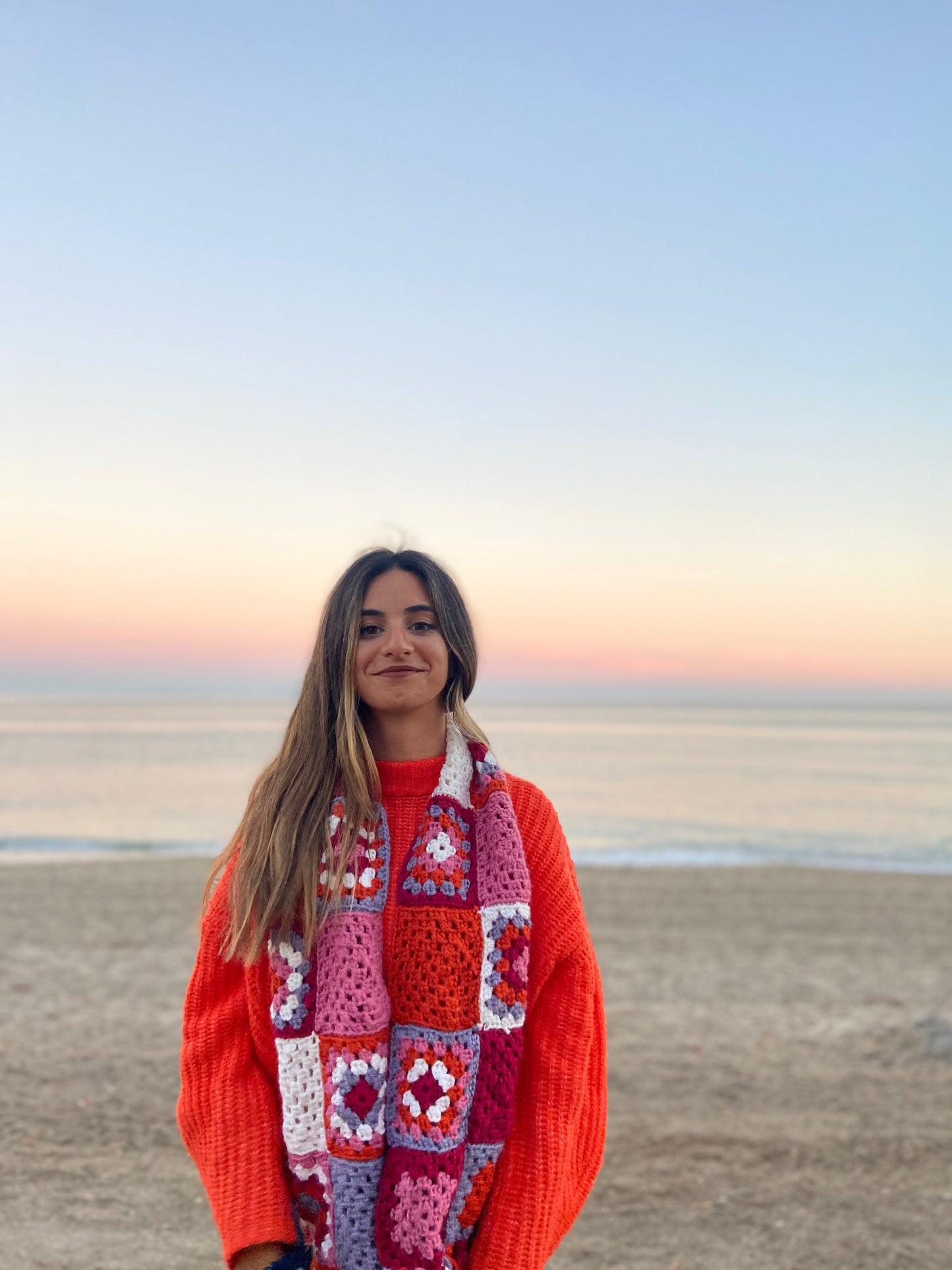 PDF Crochet Pattern | Cool Sunset Scarf